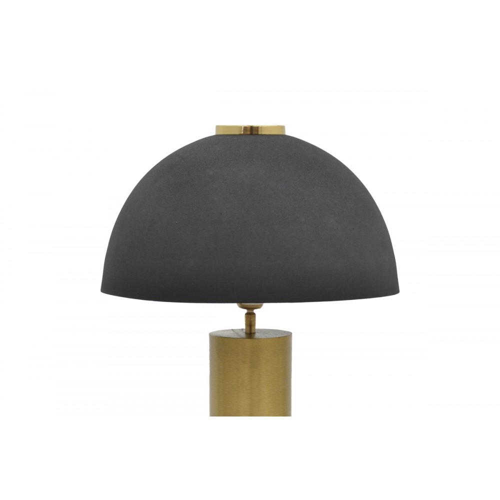 Φωτιστικό δαπέδου "CABLELER" από μέταλλο σε μαύρο/χρυσό χρώμα Φ46x114