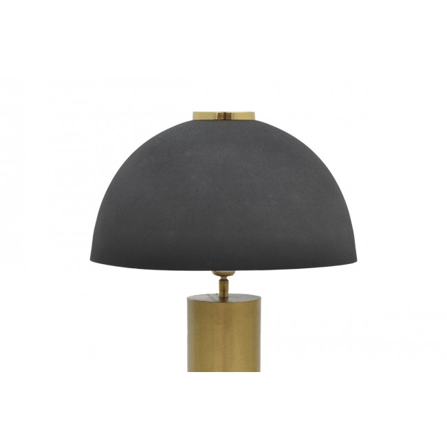 Φωτιστικό δαπέδου "CABLELER" από μέταλλο σε μαύρο/χρυσό χρώμα Φ46x114