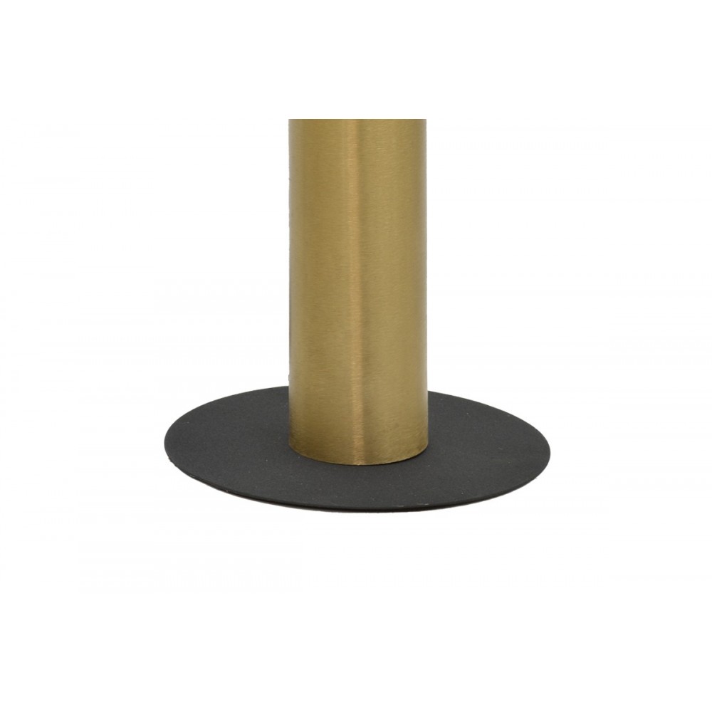 Φωτιστικό δαπέδου "CABLELER" από μέταλλο σε μαύρο/χρυσό χρώμα Φ46x114