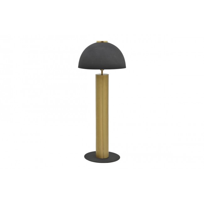 Φωτιστικό δαπέδου "CABLELER" από μέταλλο σε μαύρο/χρυσό χρώμα Φ46x114