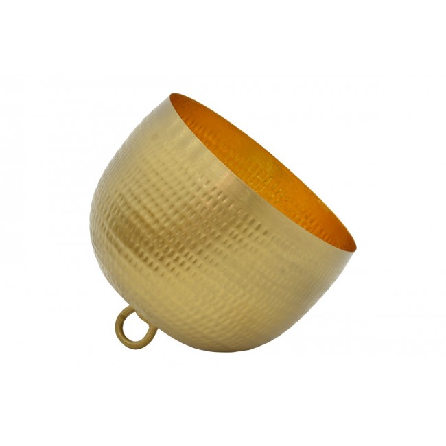 Φωτιστικό δαπέδου "LIGHTIE" από μέταλλο σε χρυσό χρώμα Φ35x33