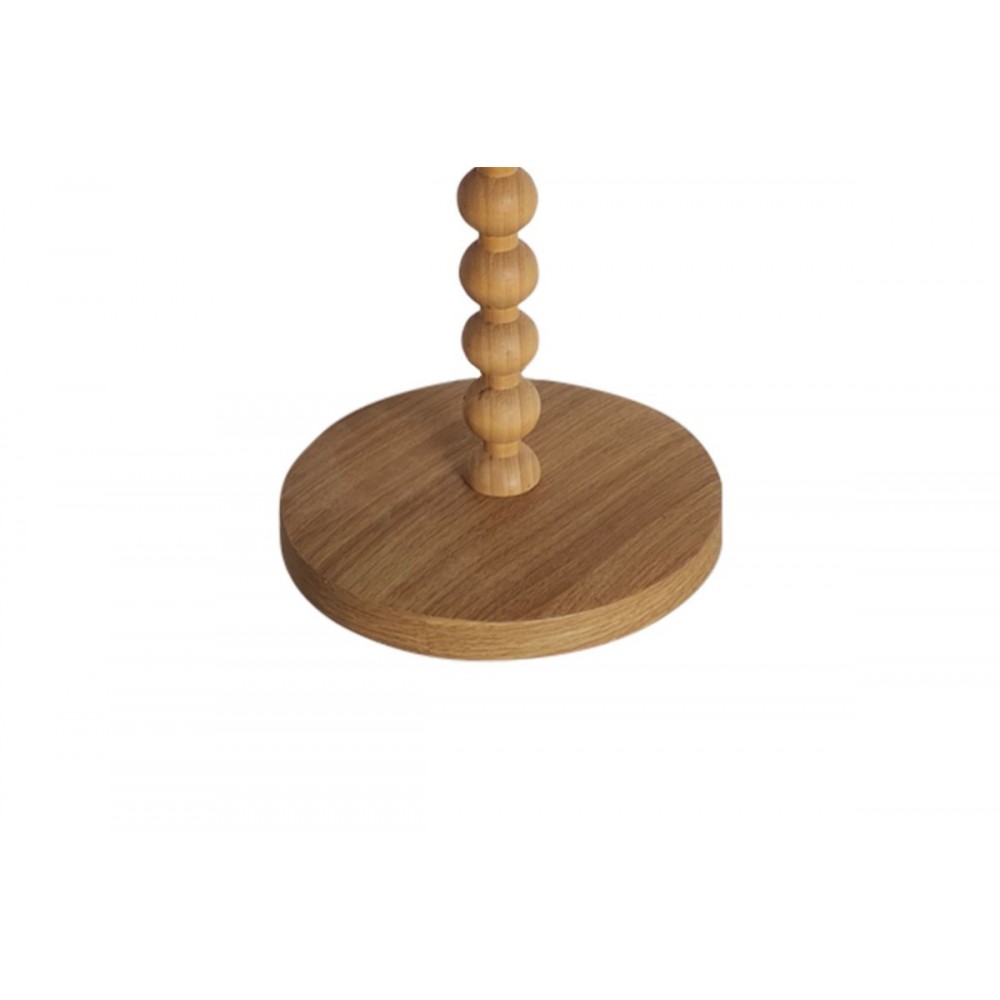 Βοηθητικό τραπέζι "SYLAR" από ξύλο σε φυσικό χρώμα Φ40x48