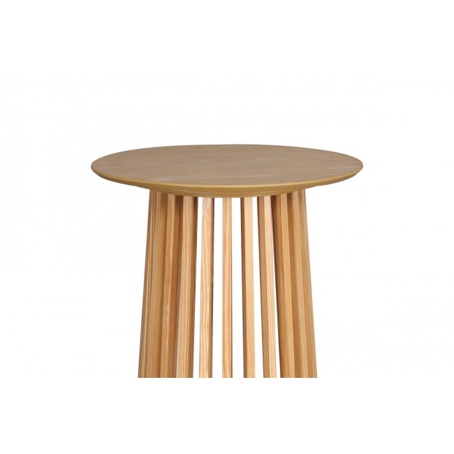 Βοηθητικό τραπέζι "FUGOL" από mdf σε φυσικό χρώμα Φ60x105