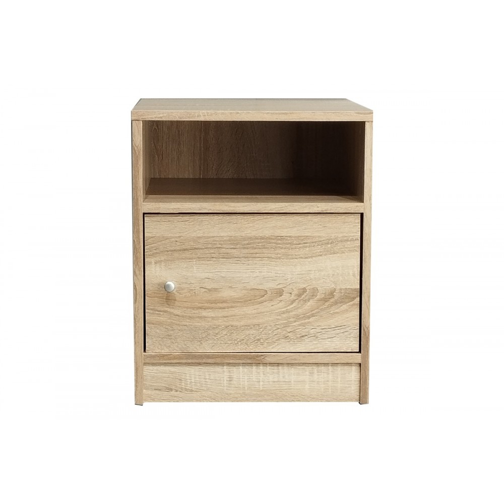 Κομοδίνο "FOLY" σε σονόμα χρώμα 40x40x50