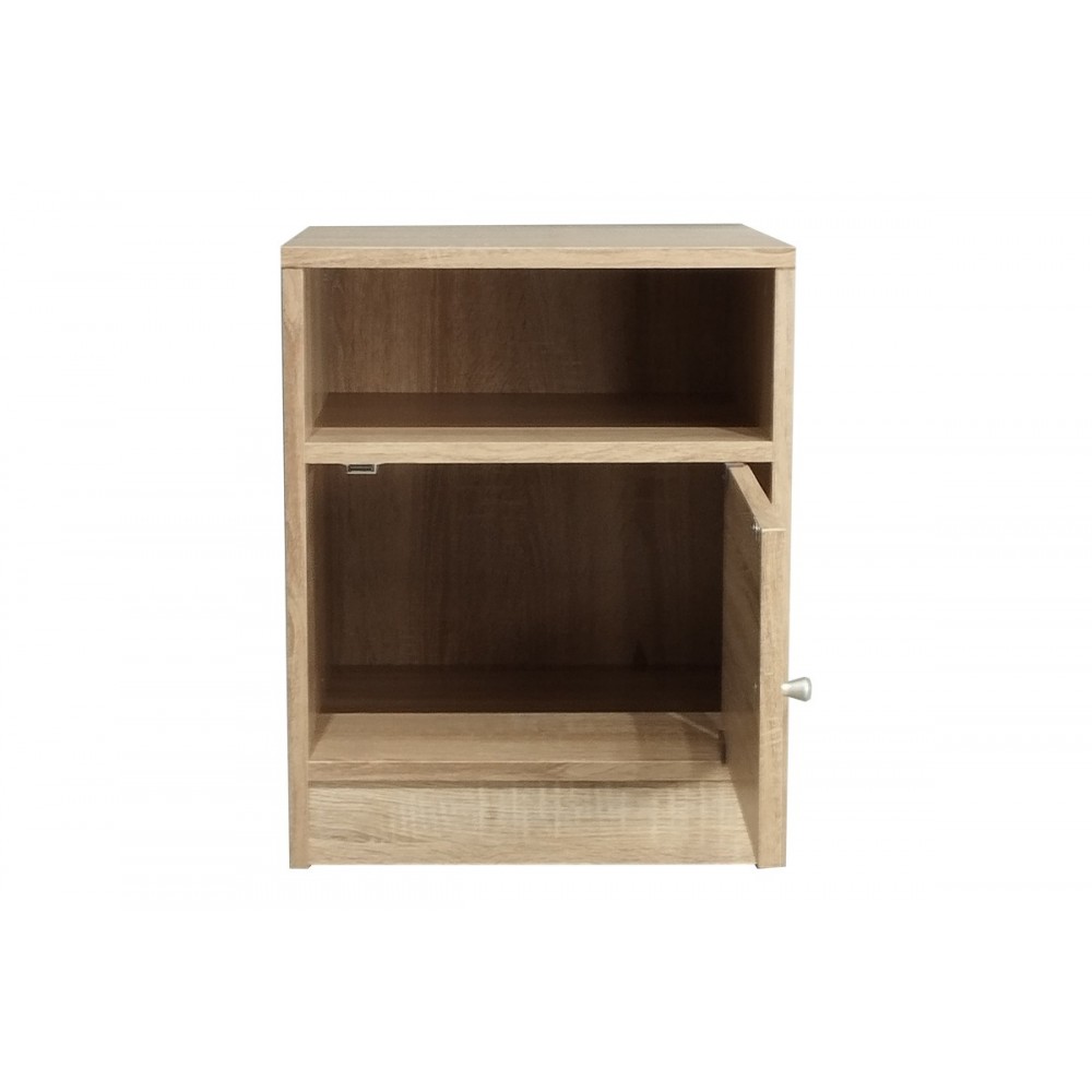 Κομοδίνο "FOLY" σε σονόμα χρώμα 40x40x50