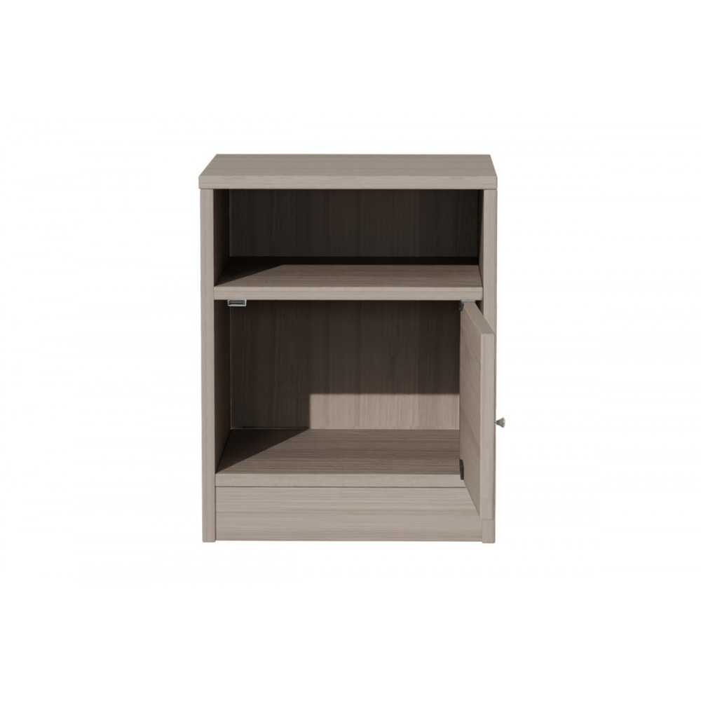 Κομοδίνο "FOLY" σε γκρι/oak χρώμα 40x40x50