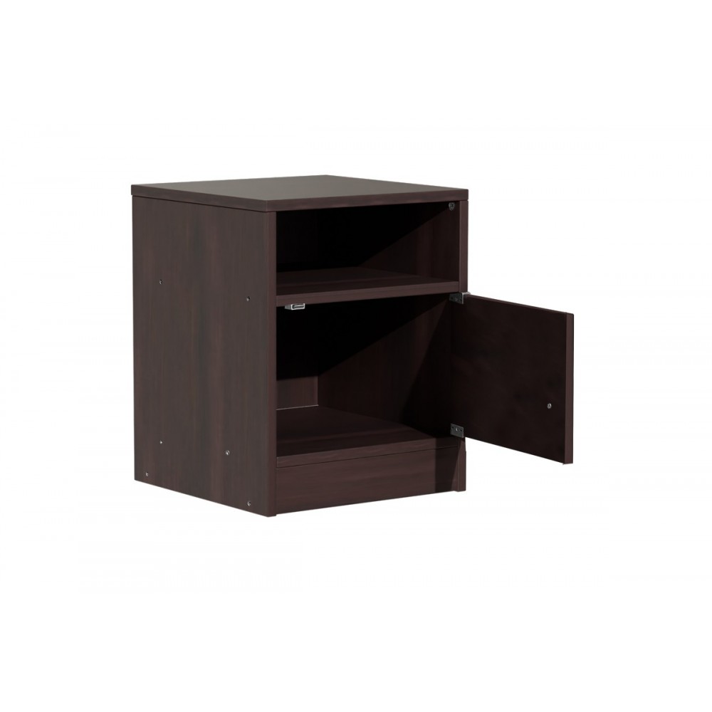 Κομοδίνο "FOLY" σε καρυδί χρώμα 40x40x50