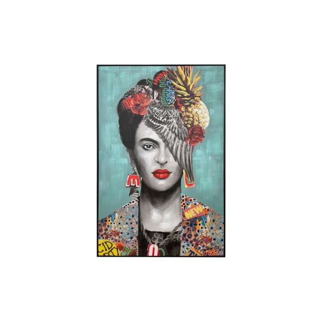 Πίνακας σε καμβά "FRILO" πολύχρωμος 80x3x120