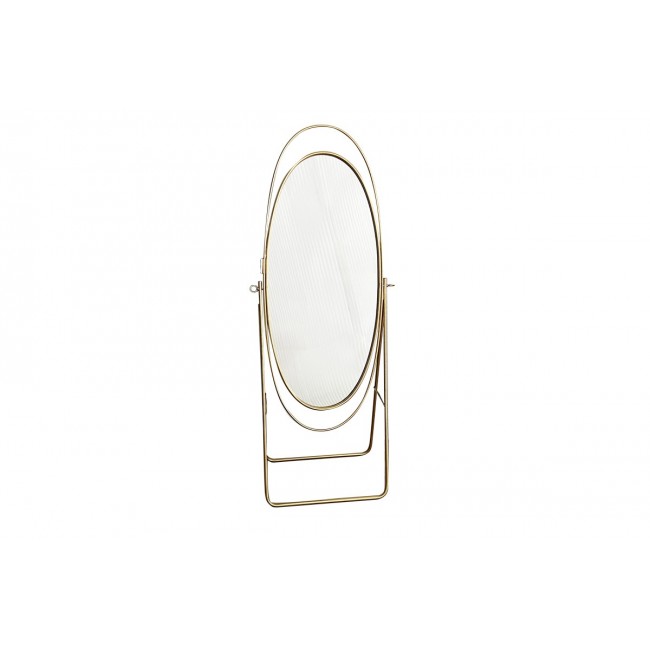 Καθρέπτης "ERIKSON" από μέταλλο σε χρυσό χρώμα 66x39x171