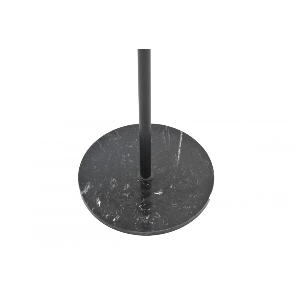 Καλόγερος "FORI" από μέταλλο σε μαύρο χρώμα 30x30x173