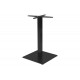 Βάση τραπεζιού bar "STOFAN" από μέταλλο σε μαύρο χρώμα 45x45x108
