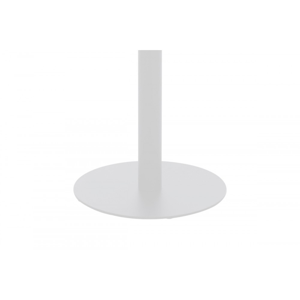 Βάση τραπεζιού "CLOSET" από μέταλλο σε λευκό χρώμα Φ40x108