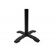 Βάση τραπεζιού "NTONA" από μέταλλο σε μαύρο χρώμα 62x62x108