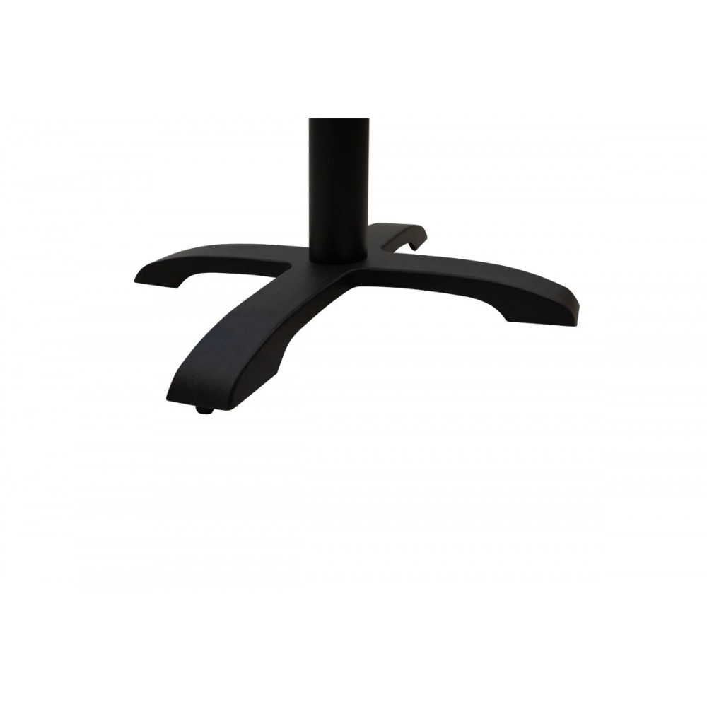 Βάση τραπεζιού "NTONA" από μέταλλο σε μαύρο χρώμα 62x62x108