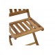 Καρέκλα "ELIJIE" πτυσσόμενη από ξύλο σε φυσικό χρώμα 45x62x90