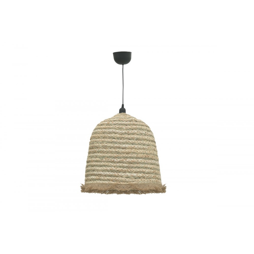 Φωτιστικό οροφής "NOLIE" από ψάθα σε φυσικό χρώμα Φ40x99