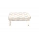 Σκαμπό "WENZO" από βελούδο σε χρώμα μπεζ 82x43x46