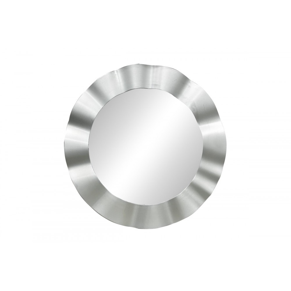 Καθρέπτης "PERFOR" από pp σε ασημί χρώμα Φ55x2.5