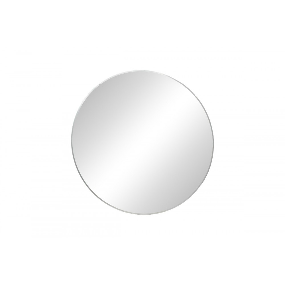 Καθρέπτης "NHAOS" από αλουμίνιο σε ασημί χρώμα Φ60x2.5