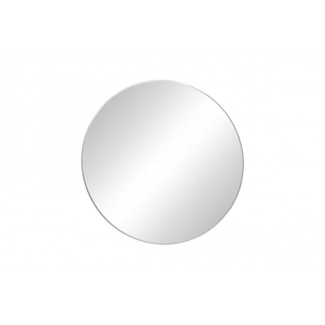 Καθρέπτης "NHAOS" από αλουμίνιο σε ασημί χρώμα Φ60x2.5