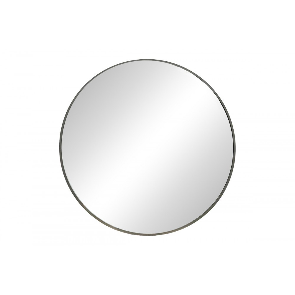 Καθρέπτης "EMMETT" από αλουμίνιο σε μαύρο χρώμα Φ80x2.5