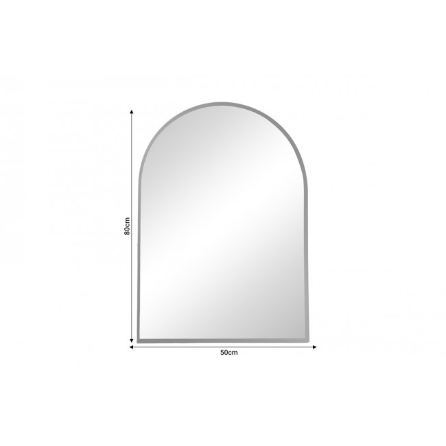 Καθρέπτης "MIRRORY" από αλουμίνιο σε χρυσό χρώμα 50x2.5x80