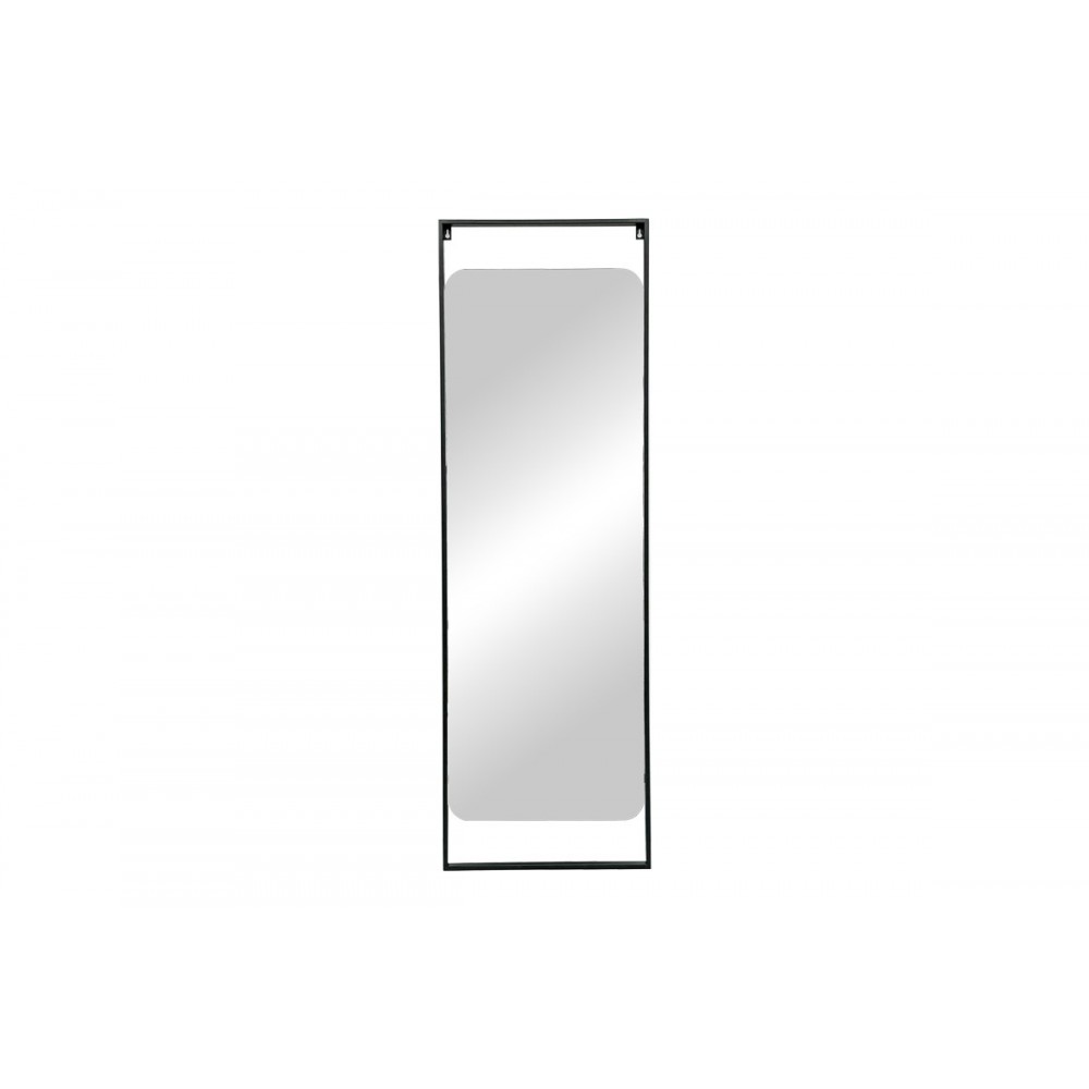 Καθρέπτης "PIZA" από μέταλλο σε μαύρο χρώμα 45x2x140