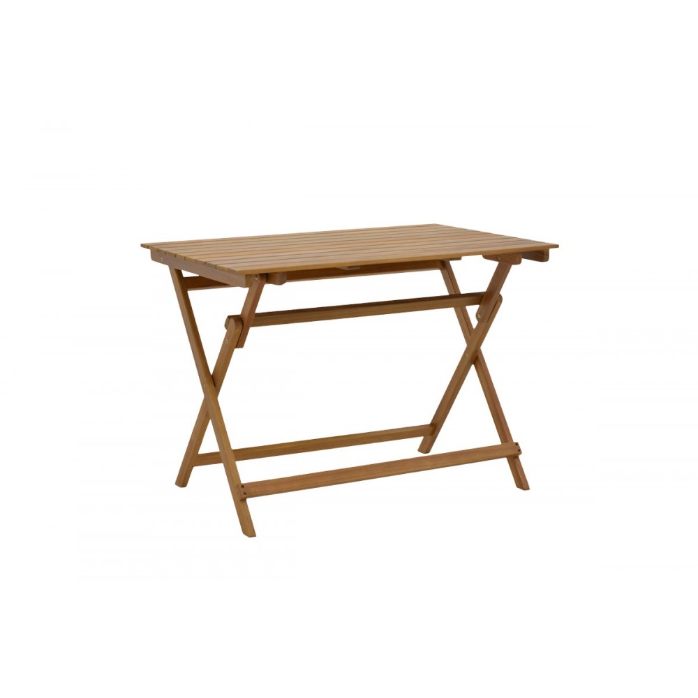 Τραπεζαρία 5τμχ "ELIJIE-JAYBO" πτυσσόμενο από ξύλο σε φυσικό χρώμα 100x65x72