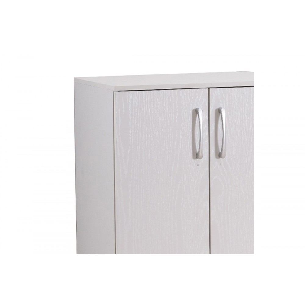 Παπουτσοθήκη/ντουλάπι "SHORDO" σε λευκό χρώμα 60x40.5x80