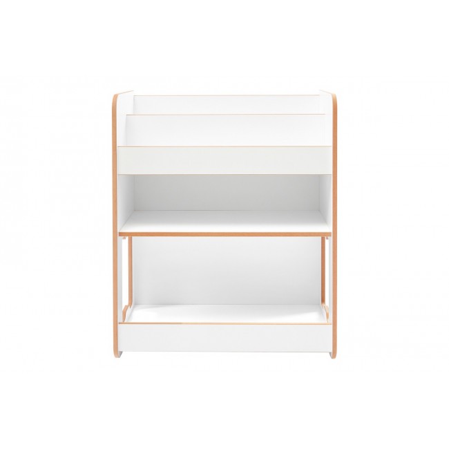 Ραφιέρα "SEAGULL" από mdf σε λευκό χρώμα 57x34x70