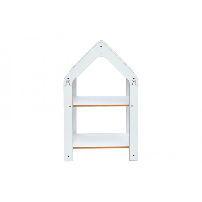 Ραφιέρα "MONTESSORI-ZOILEN" από mdf σε λευκό/μπλε χρώμα 50x30x80