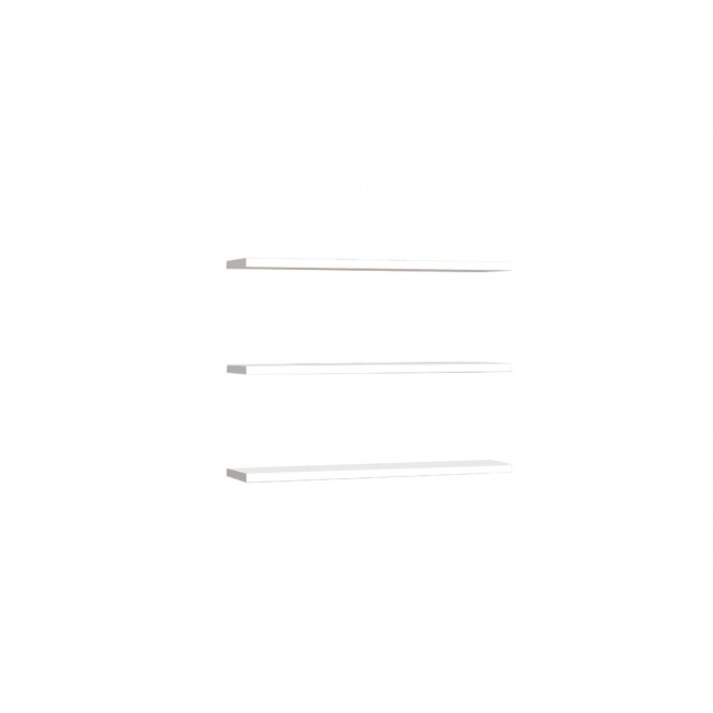 Ραφιέρα τοίχου "EDNA" σε λευκό χρώμα 60x14.5x1.8