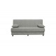 Καναπές κρεβάτι "ROMINA" τριθέσιος από ύφασμα σε γκρι χρώμα 190x85x90