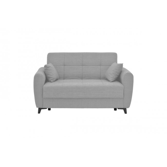 Καναπές κρεβάτι "LINCOLN" διθέσιος από ύφασμα σε γκρι χρώμα 165x85x90