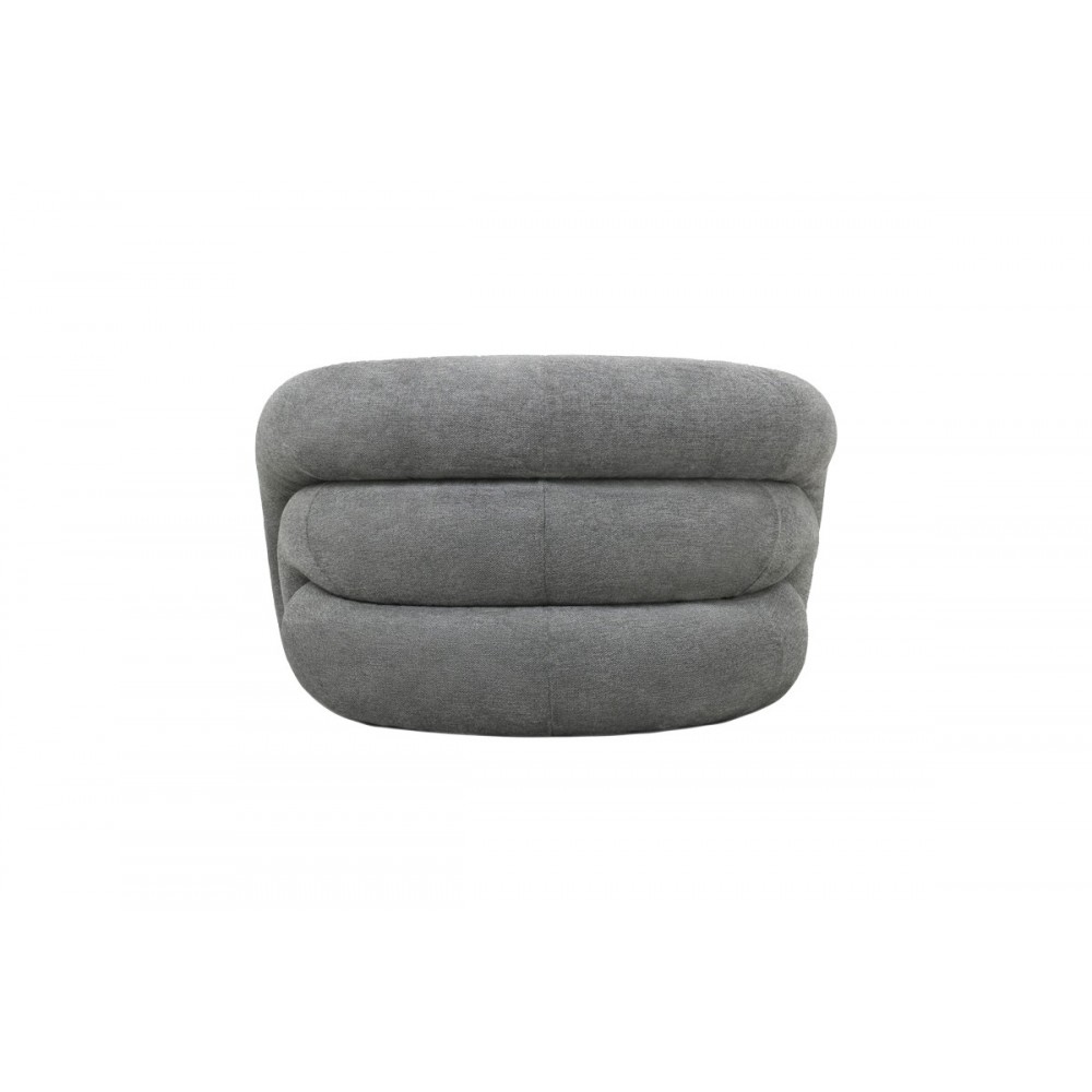 Πολυθρόνα "LEXY" από ύφασμα σε γκρι χρώμα 100x89.5x60