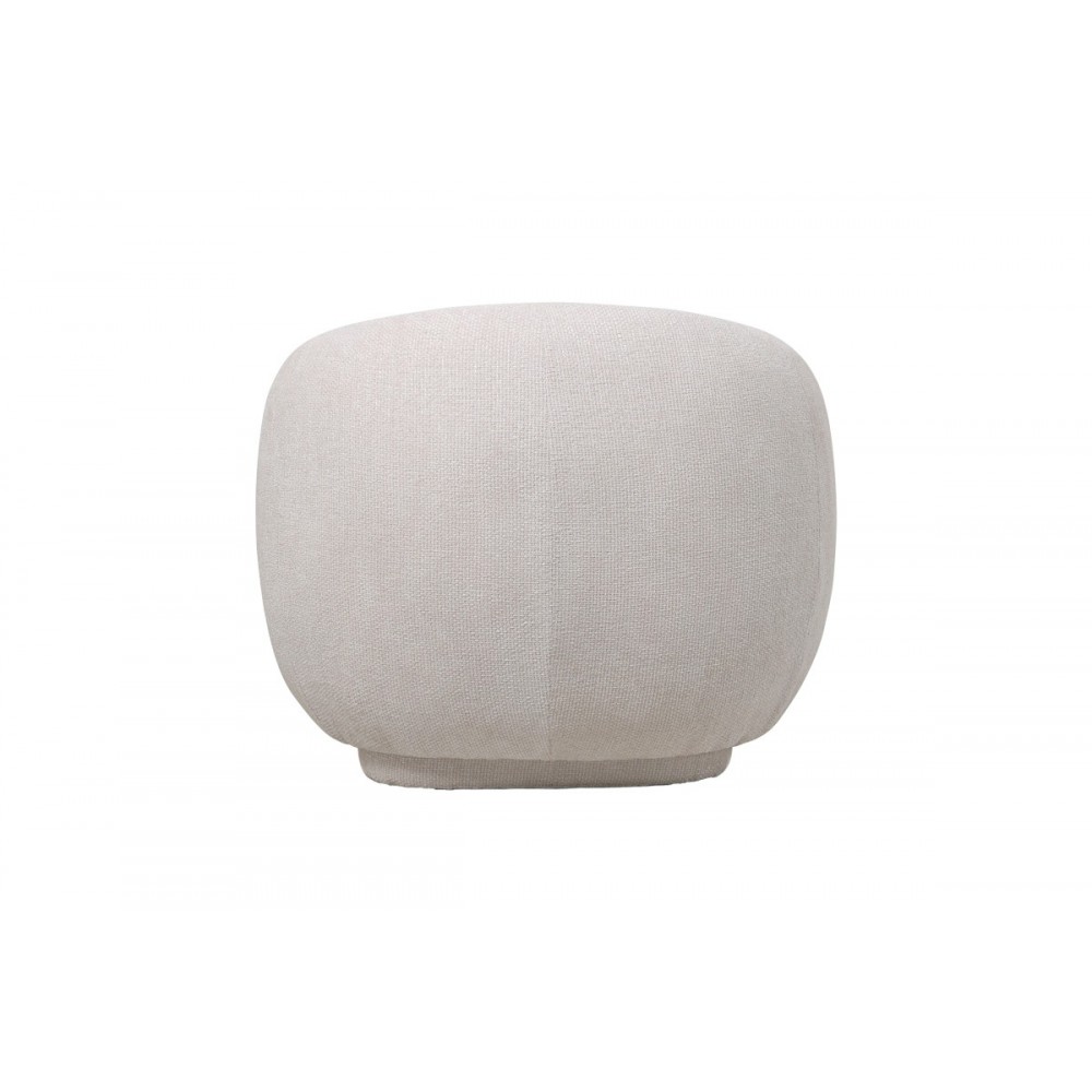 Πολυθρόνα "FREYA" από ύφασμα σε εκρού χρώμα 93x87x76