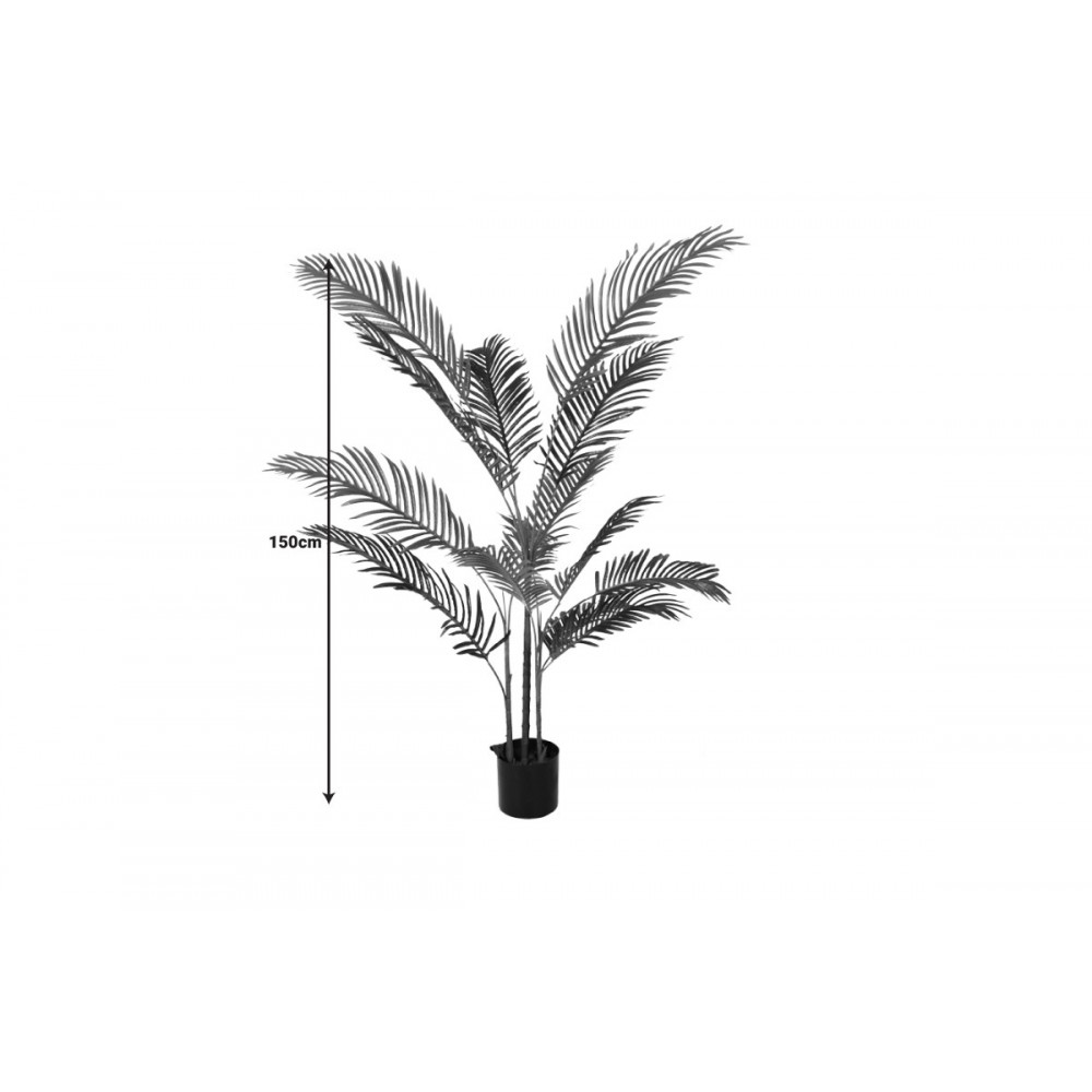 Διακοσμητικό φυτό "ARECA II" σε γλάστρα από pp σε πράσινο χρώμα Υ150