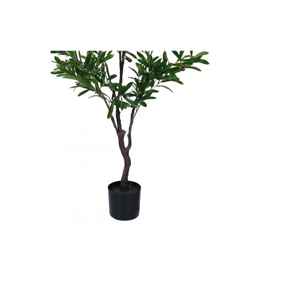 Διακοσμητικό φυτό "OLIVE TREE" σε γλάστρα από pp σε πράσινο χρώμα Υ150
