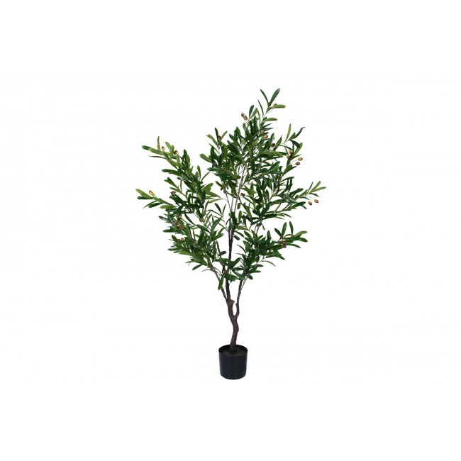 Διακοσμητικό φυτό "OLIVE TREE" σε γλάστρα από pp σε πράσινο χρώμα Υ150