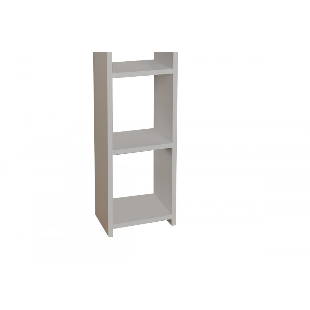 Βιβλιοθήκη "BARZINE" σε λευκό χρώμα 27.6x19.5x150