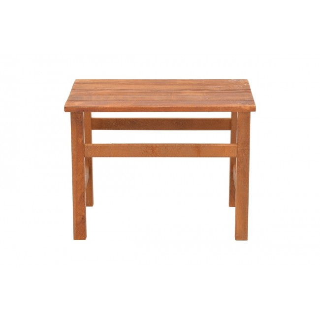 Τραπέζι "SYMMRINE" από ξύλο σε καρυδί χρώμα 60x40x45