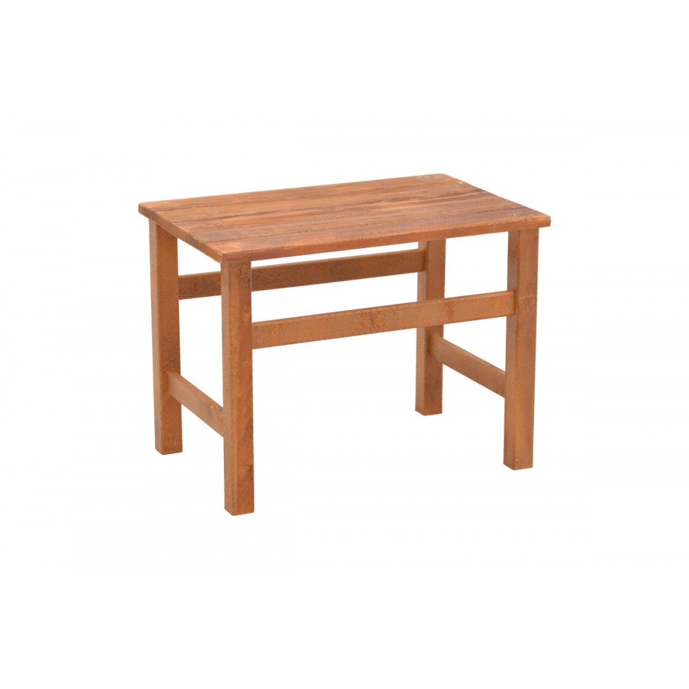 Τραπέζι "SYMMRINE" από ξύλο σε καρυδί χρώμα 60x40x45