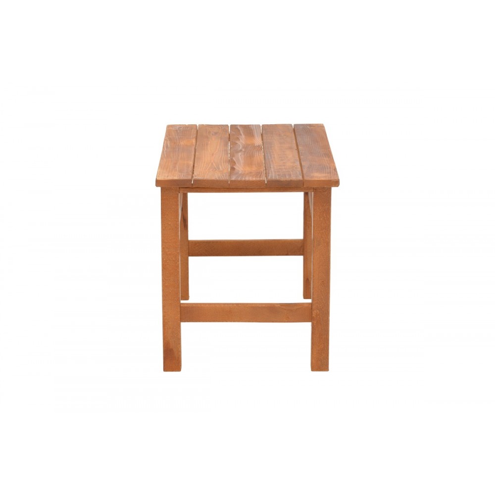 Τραπέζι "SYMMRINE" από ξύλο σε καρυδί χρώμα 60x40x45