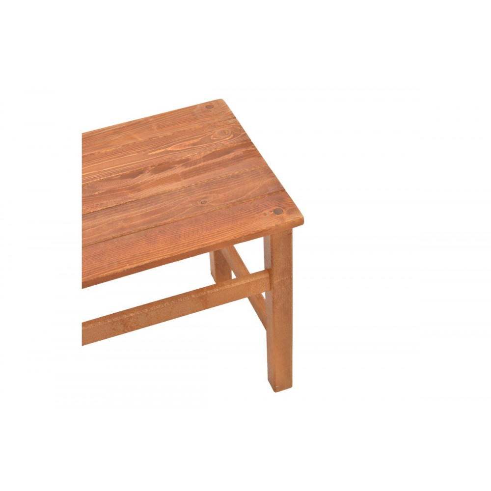 Τραπέζι "SYMMRINE" από ξύλο σε καρυδί χρώμα 60x40x45