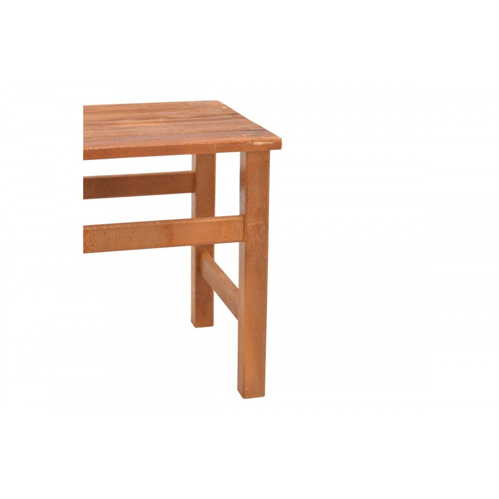 Τραπέζι "SYMMRINE" από ξύλο σε καρυδί χρώμα 60x40x45