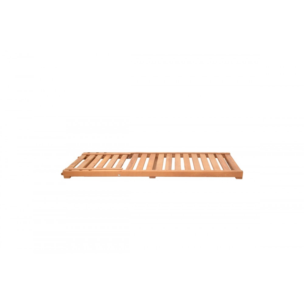 Ξαπλώστρα "SUNSET" από ξύλο σε καρυδί χρώμα 60x190x50