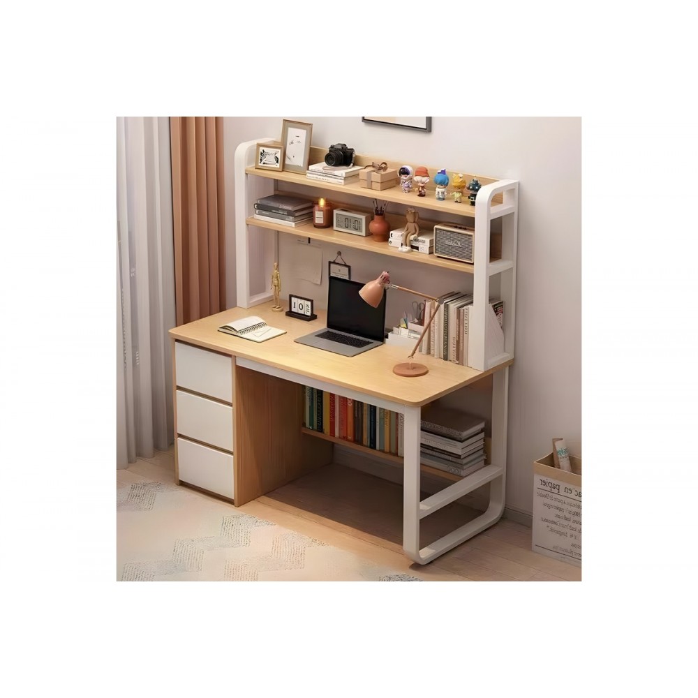 Φοιτητικό πακέτο "MASTER" 2τμχ σε φυσικό/μαύρο χρώμα 120x50x144