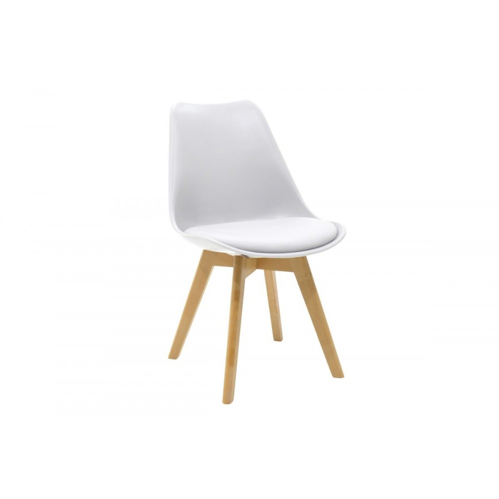 Φοιτητικό πακέτο "SALT&PEPPER" 3τμχ από mdf/pu σε φυσικό/λευκό χρώμα 80x80x76