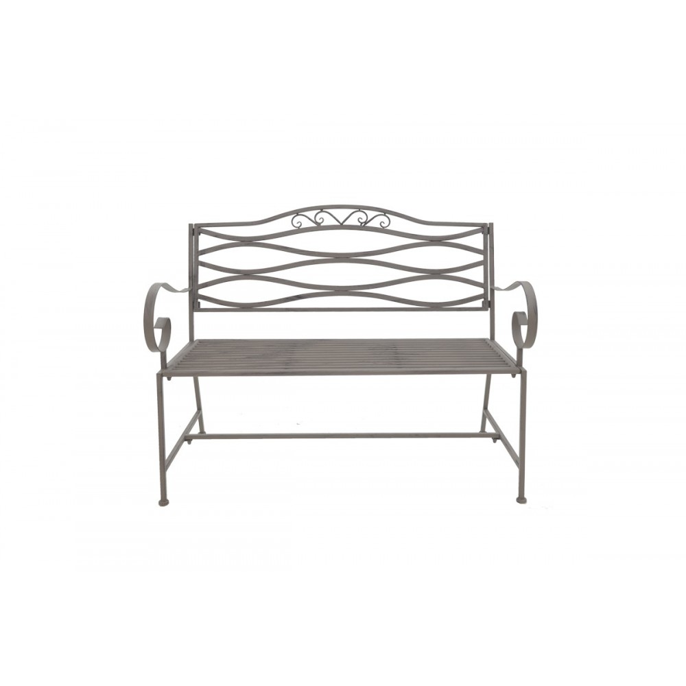 Παγκάκι "BENKO" από μέταλλο σε μπρονζέ χρώμα 114x45x95