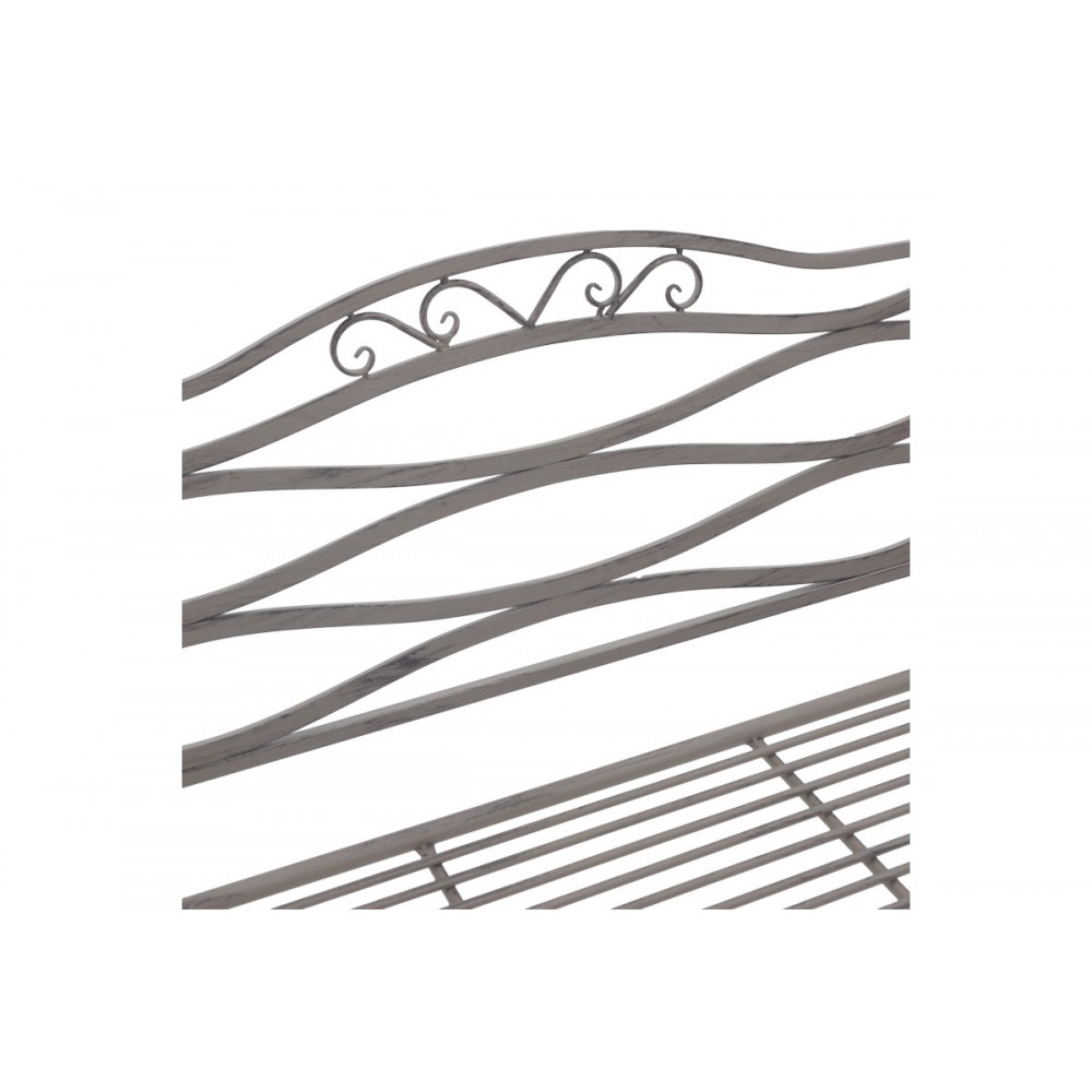 Παγκάκι "BENKO" από μέταλλο σε μπρονζέ χρώμα 114x45x95